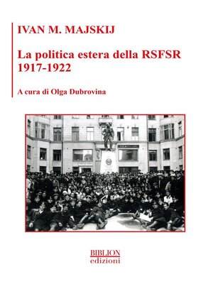 cover image of La politica estera della RSFSR